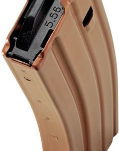CPD MAGAZINE AR15 5.56X45 30RD - BURNT BRONZE FINISH ALUMINUM