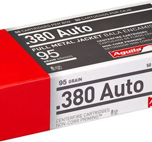 AGUILA 380 ACP 95GR FMJ-RN - 50RD 20BX/CS