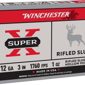 WINCHESTER SUPER-X 12GA 3" 1OZ - RIFLED SLUG 5RD 50BX/CS