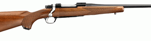 RUGER M77 HAWKEYE COMPACT 308 - SATIN BLUED WALNUT