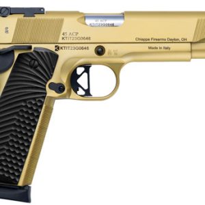 CHARLES DALY 1911 EMPIRE GRADE - 45ACP 5" FS 8RD G10 GRIP GOLD