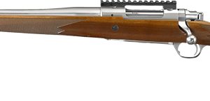RUGER HAWKEYE HUNTER LEFT HAND - 6.5CM SS WALNUT THREAD