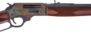 HENRY CASE HARDENED SIDE GATE - 30-30 20" OCTAGON WALNUT