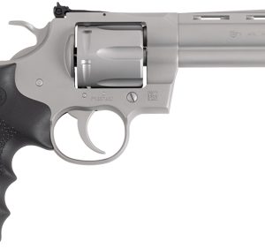 COLT PYTHON 357MAG 5" 6RD - MATTE STAINLESS HOGUE GRIPS