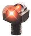 TRUGLO SIGHT STAR BRITE DELUXE - 5/40 THREAD FIBER OPTIC RED