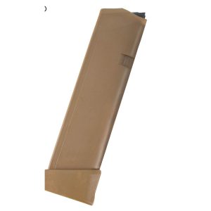 Glock Gen5 Factory Magazine G17 G17L G19 G19X G26 G34 9mm Luger Coyote 19/rd (Pkg)