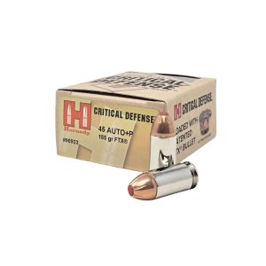 Hornady Critical Defense FTX Handgun Ammunition .45 Auto(+P) 185gr PT 1150 fps 20/ct