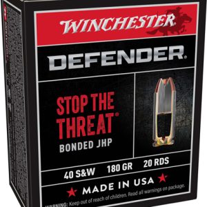WINCHESTER SUPREME ELITE 40 SW - 180GR PDX1 DEF 20RD 10BX/CS