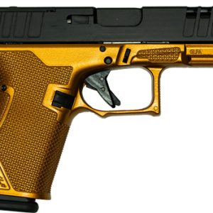 GLFA 19 STRIKER 9MM 4" 15 SHOT - BLK SLIDE GALAXY COPPER FRAME