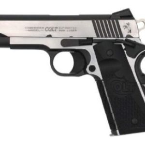 Colt Combat Elite Commander Handgun 9mm Luger 8rd Magazine 4.25" Barrel Two-Tone Finish