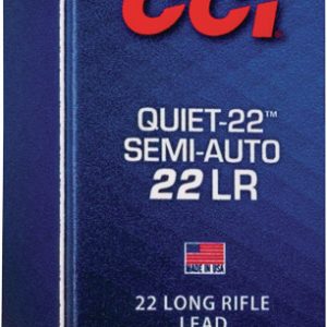 CCI QUIET SEMI-AUTO 22LR 45GR - LEAD-RN 835FPS 50RD 100BX/CS