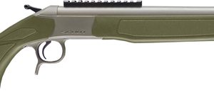 CVA SCOUT TD V3 450BM 22" - STAINLESS/OD GREEN SYNTHETIC