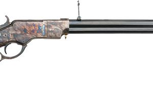CIMARRON 1860 HENRY 45LC - 24" STEEL FRAME BLUED WALNUT