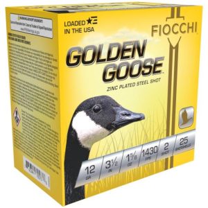 Fiocchi Golden Goose Shotshells 12ga 3 1/2" 1-5/8oz 1430fps #BBB 25/ct