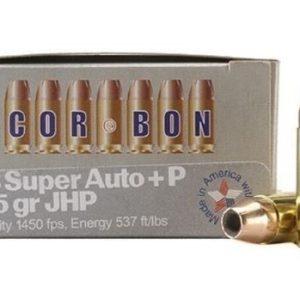 CORBON 38 SUPER + P 115GR JHP - 25BX/CS