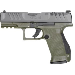 WALTHER ARMS PDP 9MM CPT 4" BLK/GRN OR 10+1