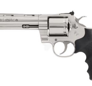 COLT GRIZZLY 357MAG 6" 6RD - POLISHED STAINLESS HOGUE GRIPS
