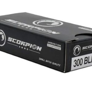 SCORPION 300 BLACKOUT - 147GR FMJ 20RD 10BX/CS