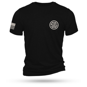 Nine Line Sig Sauer Logo Short Sleeve Shirt Black L