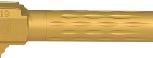 FAXON FITS GLOCK 19 BARREL 9MM - FLAME FLUTED THREADED TIN