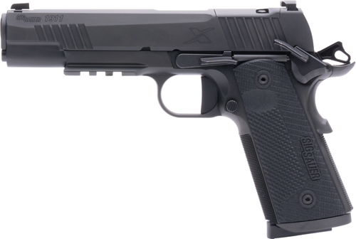 SIG 1911 X 45ACP 5" XRAY3 - OR (2)8RD G10 STEEL BLACK - Image 2