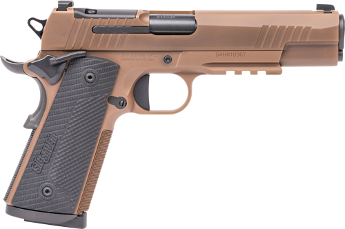 SIG 1911 X 45ACP 5″ XRAY3 – OR (2)8RD G10 STEEL COYOTE