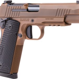 SIG 1911 X 45ACP 5" XRAY3 - OR (2)8RD G10 STEEL COYOTE