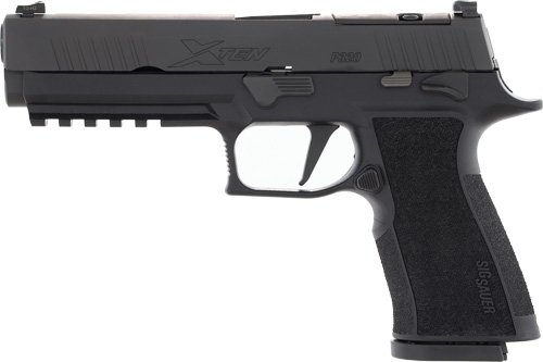 SIG P320 XTEN 10MM 5″ XRAY3 OR – (2)15RD POLY/BLACK MAN SAFETY
