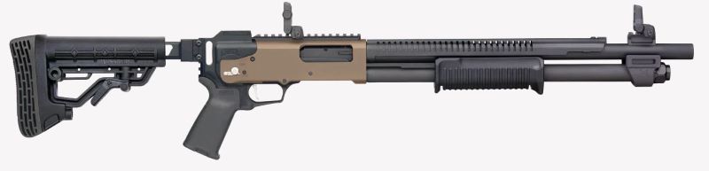MOSSBERG 590R TACTICAL 12GA - 18.5" 6RD CHISEL STOCK