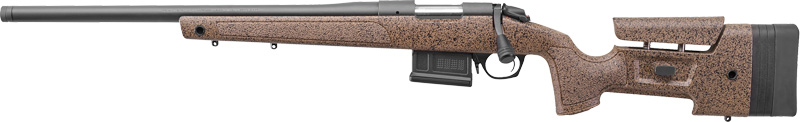 BERGARA B14 HMR LH 308 WIN - BLACK CERA/BROWN MINI CHASSIS