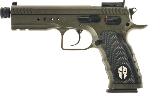 TANFOGLIO TACTICAL PRO 9MM – 4.9″ 17/20RD STEEL THREADED