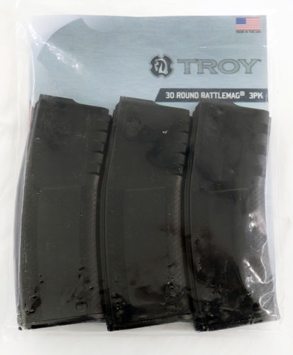 TROY MAGAZINE AR-15 5.56X45 – 30RD BLACK POLYMER 3-PACK