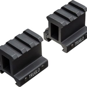 TRUGLO 2-PIECE PICATINNY RISER - MOUNT 1" RISE 1.36" LENGTH