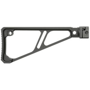 Midwest Industries Picatinny Side Folding Fixed Extruded Stock Black