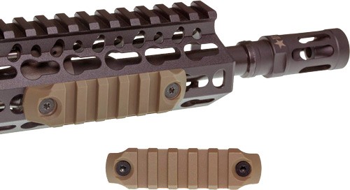 BCM RAIL SECTION–NYLON KEYMOD – 3″ RAIL FDE