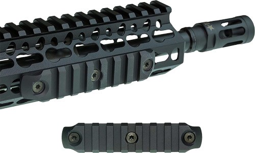 BCM RAIL SECTION–NYLON KEYMOD – 4″ RAIL BLACK
