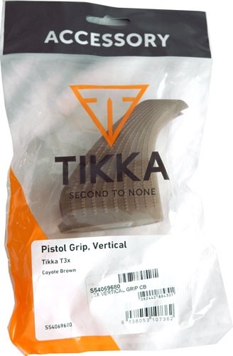 TIKKA GRIP ADAPTER FOR T3X - SYN STOCKS STRAIGHT BROWN