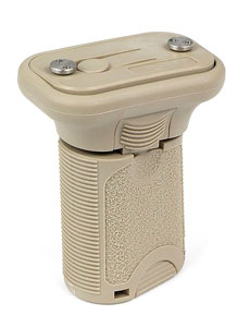 BCM VERTICAL GRIP SHORT FDE – FITS KEYMOD RAILS
